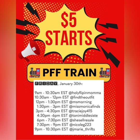 Other - 🚂 PFF Train🚂 January 30th🚂